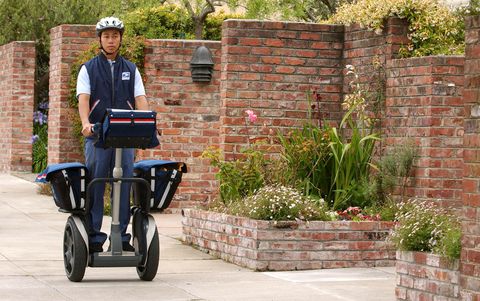 Pruebas de servicio postal de Estados Unidos Segway Pruebas de servicio postal de Estados Unidos Segway