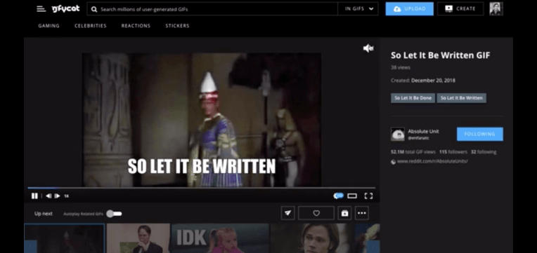 Los 'GIF' de Gfycat ahora pueden mantener el sonido en