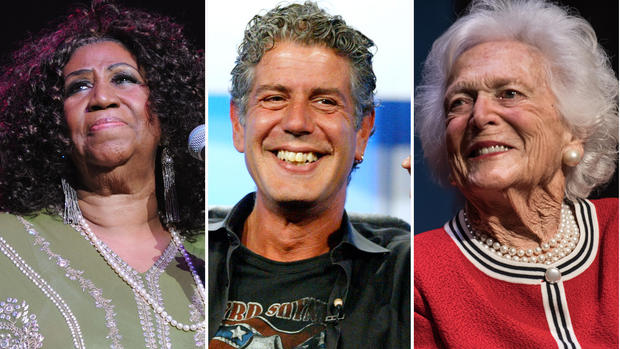 Los famosos que dijeron adiós en el 2018