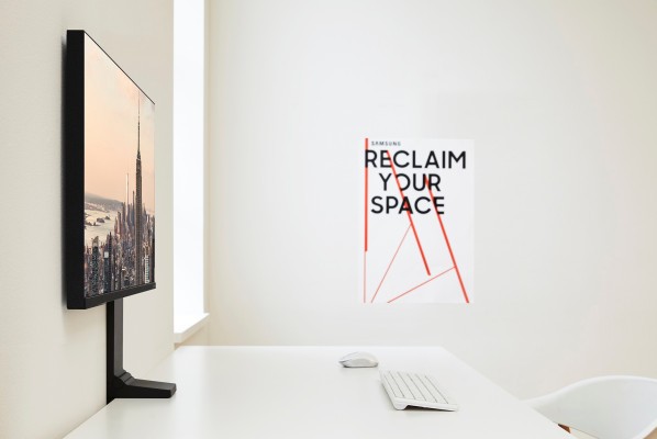 El monitor espacial de Samsung es práctico y mínimo