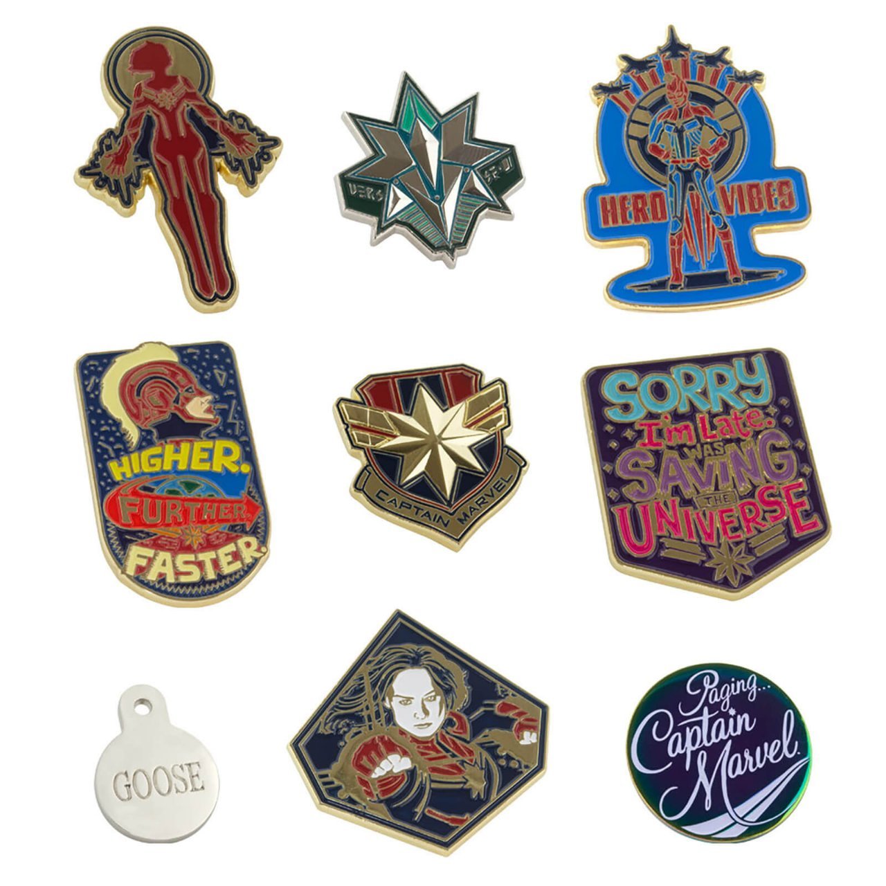 Capitán-Marvel-Exclusive-Pins-2 Capitán-Marvel-Exclusive-Pins-2