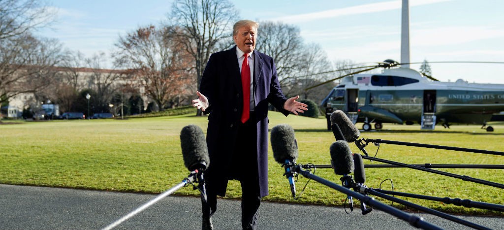 A demócratas “no les gusta el concreto, así que les daremos acero” para muro fronterizo: Trump