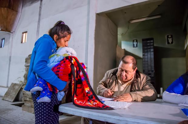 Reubican a migrantes centroamericanos en Tijuana