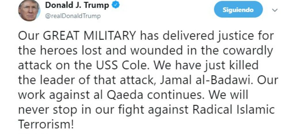 Confirman muerte de cerebro del ataque a USS Cole en 2000