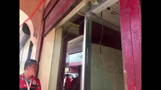 [TLMD - NATL] Momentos después de explosión en mercado filipino