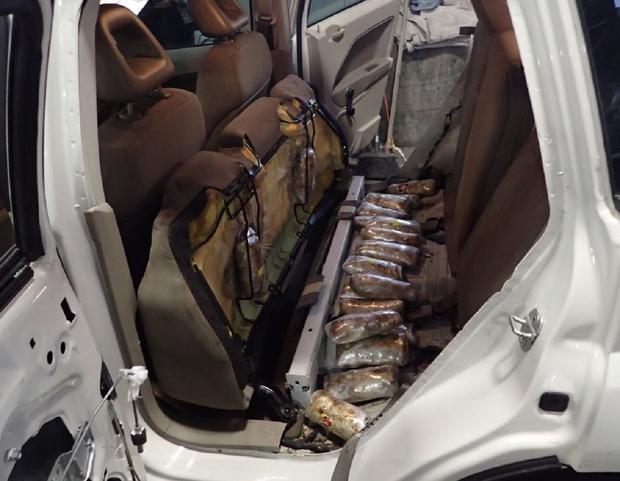 Decomiso de drogas en la frontera México-Estados Unidos