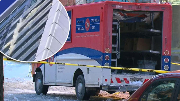 [TLMD - NATL] Pedazo de hielo cae de un piso 40 y casi mata a empleado del correo