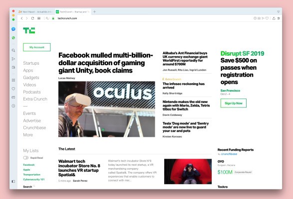 Opera se burla del nuevo diseño del navegador de escritorio