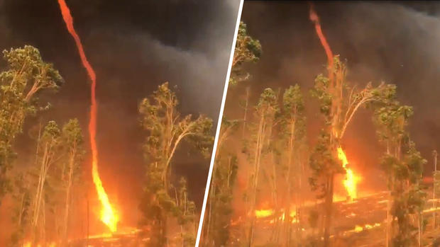 [TLMD - NATL] Captan en video espeluznante tornado de fuego
