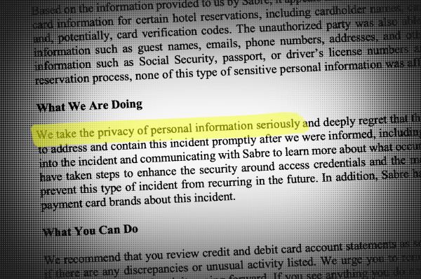 Deja de decir: "Nos tomamos en serio tu privacidad y seguridad"