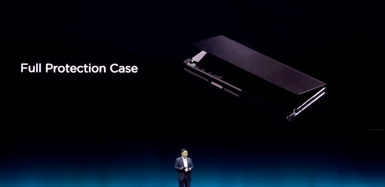 Esto es lo que parece una funda de teléfono plegable