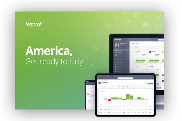 eToro trayendo criptografía y billetera a los Estados Unidos.
