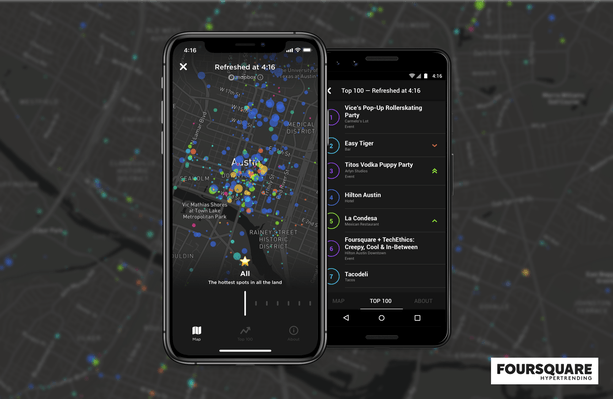 Hypertrending de Foursquare te ayuda a espiar los mejores acontecimientos locales