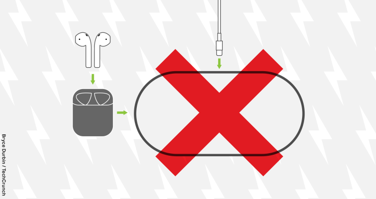 Apple vende AirPods de carga inalámbrica, cancela el cargador días más tarde