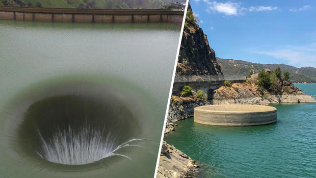 [TLMD - NATL] Increíble e histórico espectáculo: imponente agujero en medio de un lago