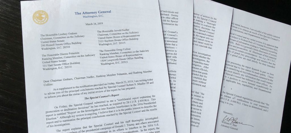 Es “urgente” conocer el informe completo de Mueller sobre Trump: demócratas