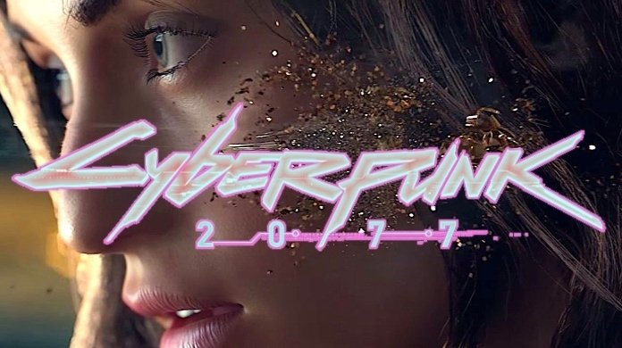 Cyberpunk 2077 de cerca logo Cyberpunk 2077 de cerca logo