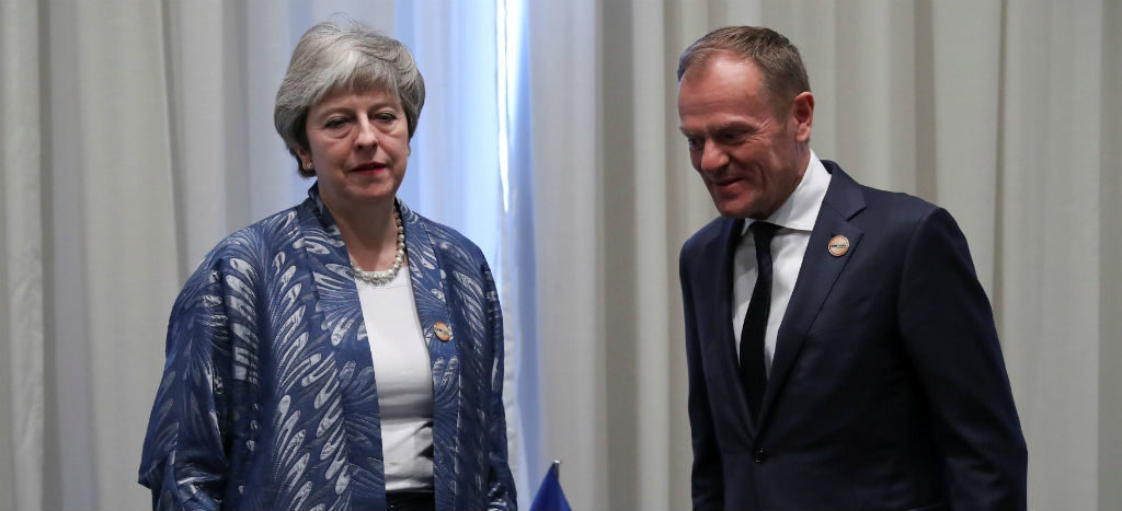 May solicitará al presidente del Consejo Europeo prórroga para el Brexit