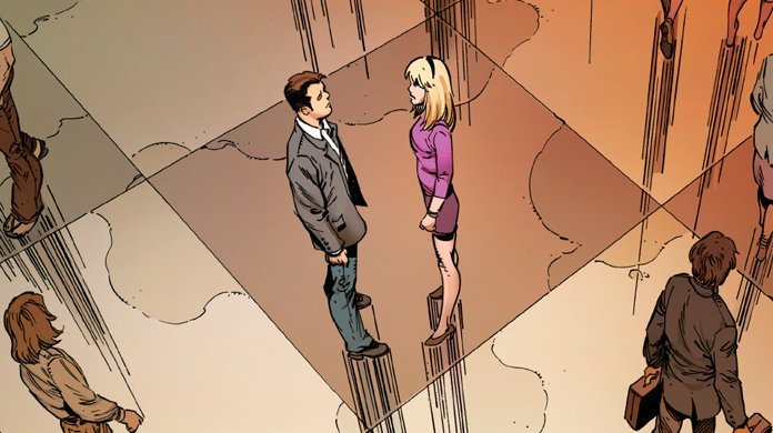 cómic historia de vida de hombre araña