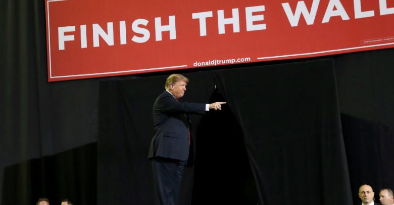 Trump amenaza con vetar resolución del Senado sobre muro fronterizo