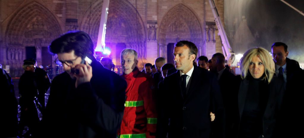 Macron promete reconstruir Catedral de Notre Dame tras incendio