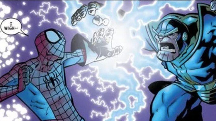 Infinito-guantelete-hombre araña Infinito-guantelete-hombre araña