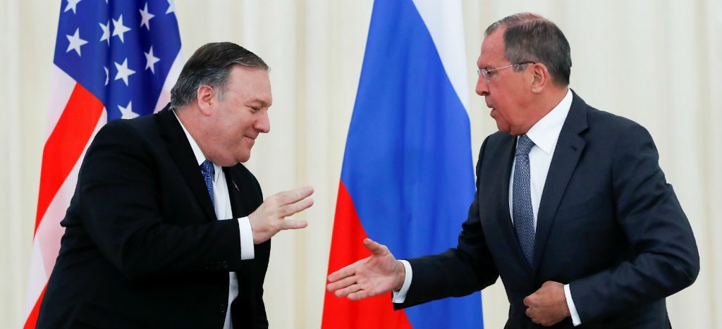 “Esperamos que el apoyo ruso a Maduro termine”, dice Pompeo a Lavrov