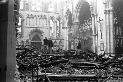 Desastres y Accidentes - York Minster Fire - 1984