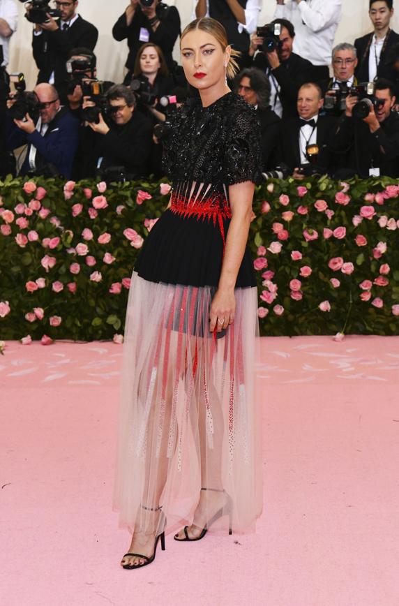 Maria Sharapova en la Gala MET de Nueva York.