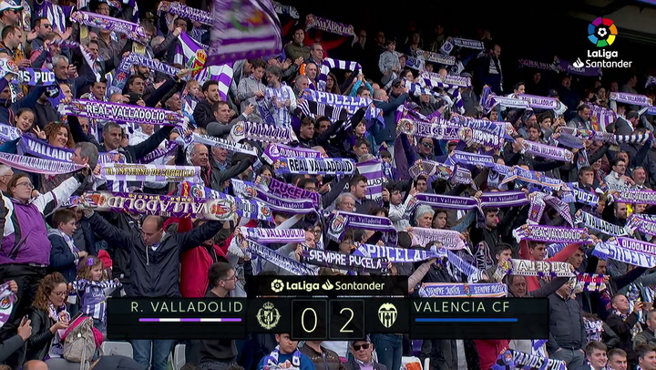 LaLiga: Resumen y Goles del Partido Real Valladolid (0) - (2) Valencia del 18/05/19 | Vídeo