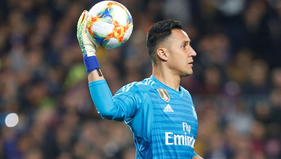 Fútbol Copa del Rey. FC Barcelona-Real Madrid. Keylor Navas.
