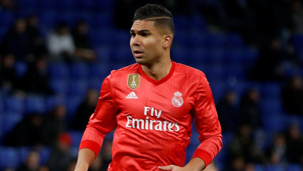 Fútbol. La Liga. RCD Espanyol-Real Madrid. Casemiro.