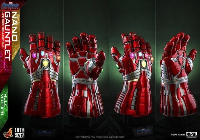 Juguetes calientes - A4 - Nano Gauntlet (versión Hulk) Lifesize Collectible_PR1