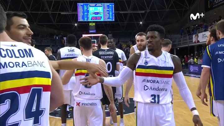 MoraBanc Andorra - Monbus Obradoiro (91-72) RESUMEN / Jornada 30 Liga Endesa