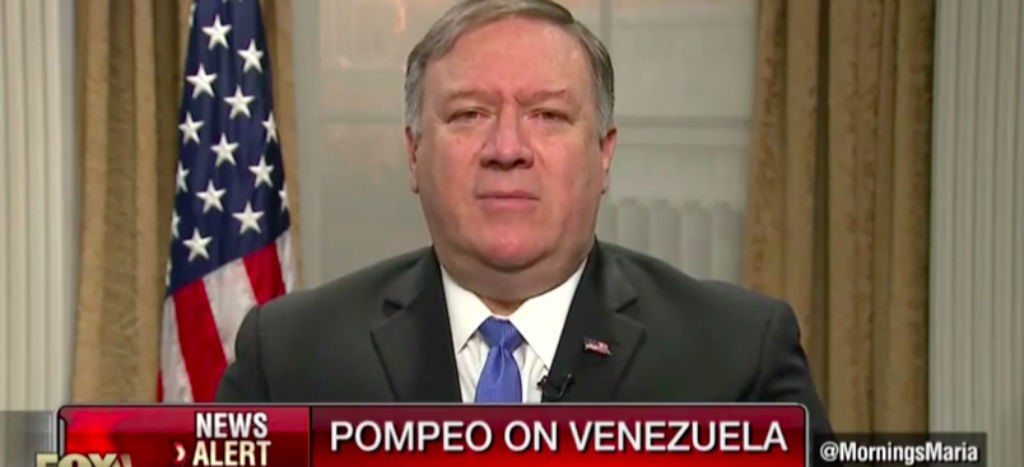 Acción militar en Venezuela “es posible. De ser necesario, eso es lo que EU hará”: Pompeo