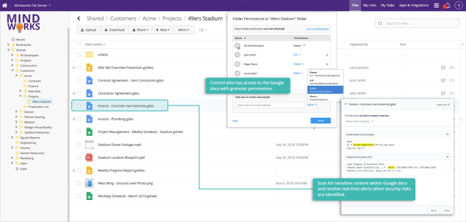 Plataforma de almacenamiento y conformidad Egnyte