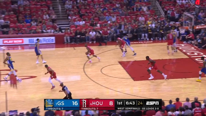 James Harden, mejor jugador de la jornada de playoff de la NBA