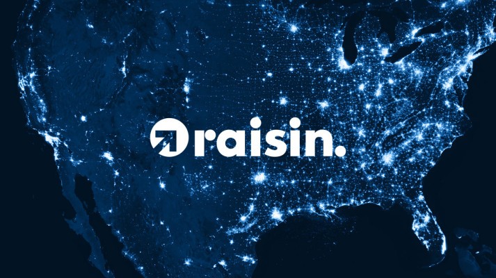 Raisin ingresa a los EE. UU. Con su mercado de ahorros e inversiones