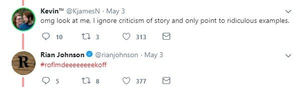 El último troll de twitter de jedi rian johnson.