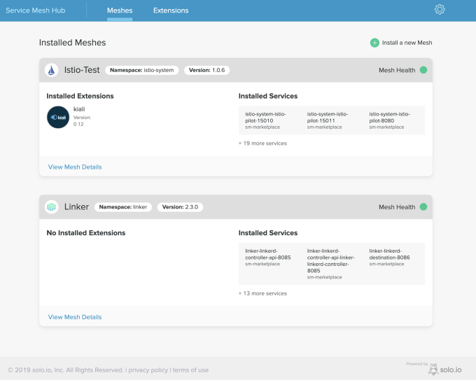 Solo.io Service Mesh Hub