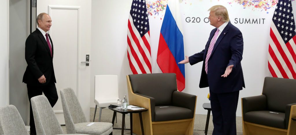“No interfiera en las elecciones”, le dijo sarcásticamente Trump a Putin durante el G20