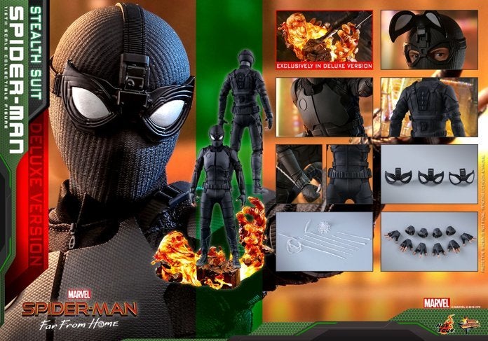 hot-toys-stealth-suit-spider-man-lejos de casa hot-toys-stealth-suit-spider-man-lejos de casa