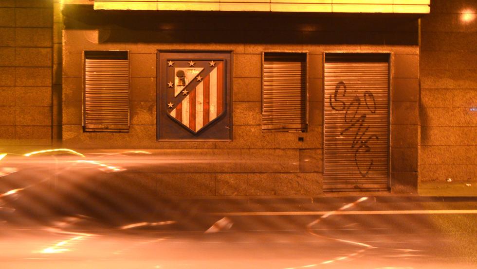 Trabajos de derribo del estadio Vicente Calderón.