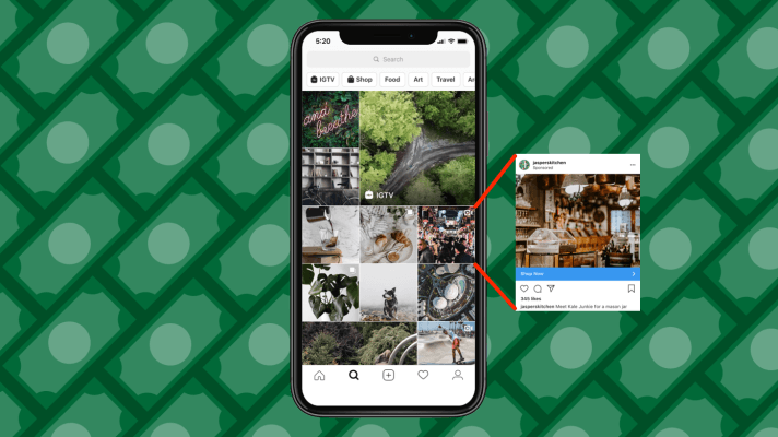 Facebook exprime dinero de Instagram con nuevos anuncios en Explorar