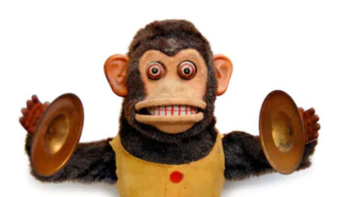 Juguetes terroríficos - mono de platillo