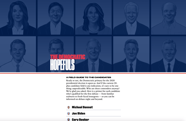 Apple News lanza una guía para los candidatos y debates demócratas de 2020