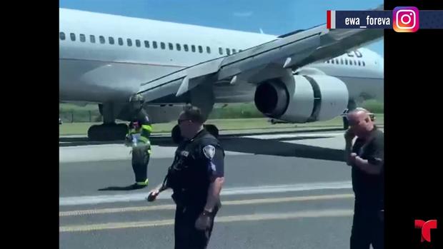 [TLMD - NATL] Neumáticos de avión estallan al aterrizar en Newark