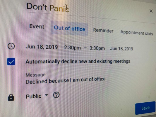 Google Calendar está caído, no eres solo tú