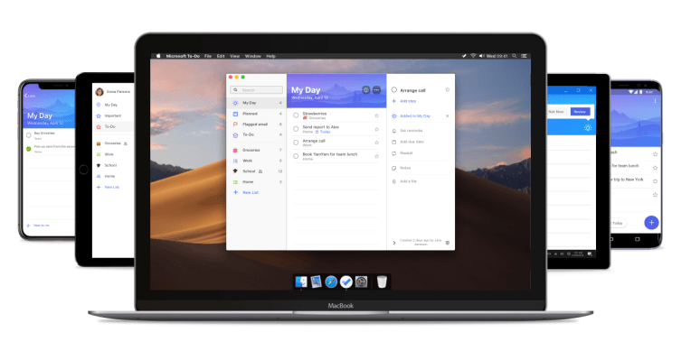 Microsoft trae su aplicación To-Do a Mac