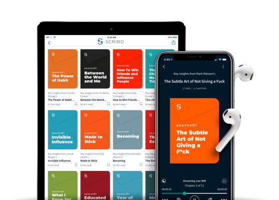 Scribd presenta vistas previas de no ficción de tamaño de bocado, llamadas instantáneas
